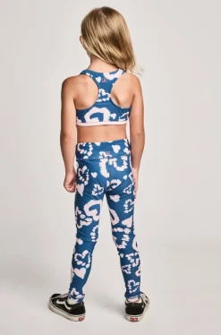TIE DYE HEARTS SOUL SPORTS BRA TOP