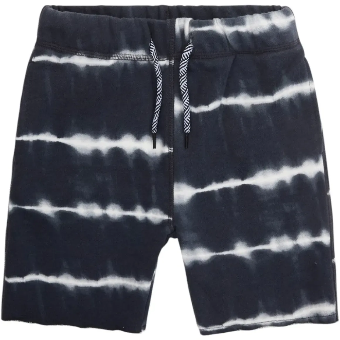 TIE DYE STRIPE CAMP SHORTS