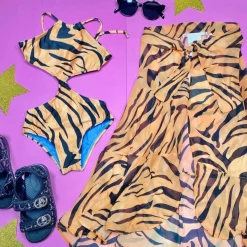 TIGER COVER UP WRAP SKIRT