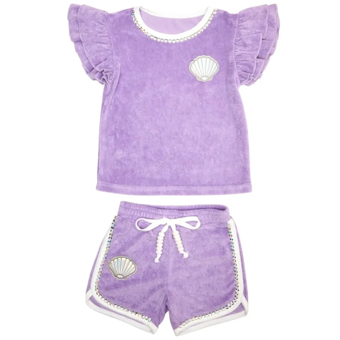 TURKS SEASHELL TOP AND SHORTS SET