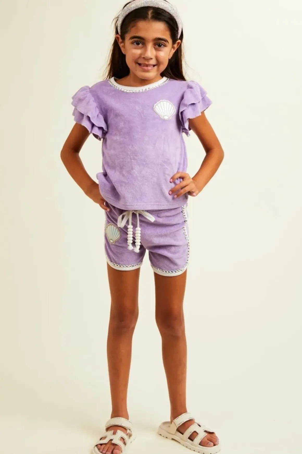 TURKS SEASHELL TOP AND SHORTS SET