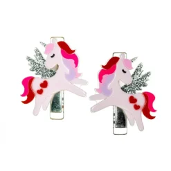 UNICORN LOVE ALLIGATOR CLIPS