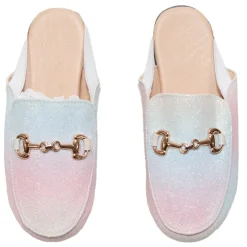UNICORN OMBRÉ SHIMMER SLINGBACK SHOES