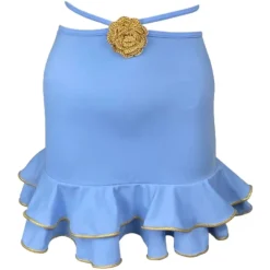VINA FLOWER RUFFLE SKIRT
