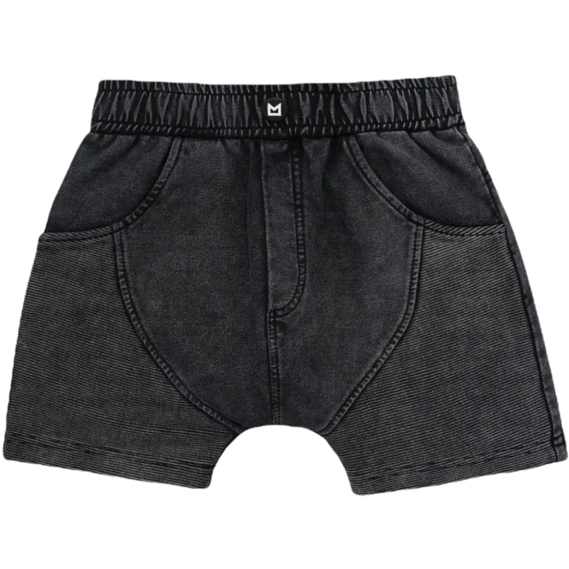 VINTAGE BIKER PANELED SHORTS