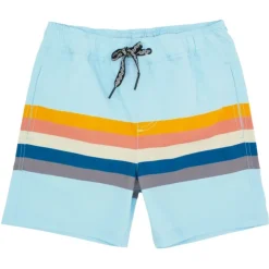 VINTAGE STRIPE SWIM TRUNKS