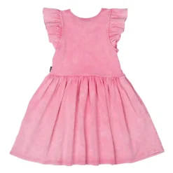 WASHED RUFFLE DRESS