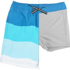 WAVES STRIPE SWIM TRUNKS