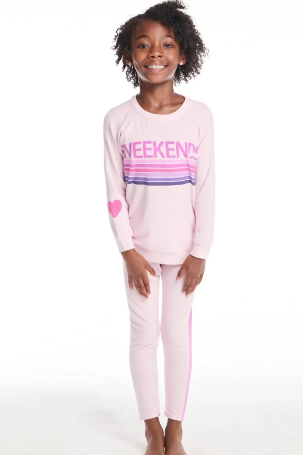 WEEKEND STRIPE SWEATSHIRT