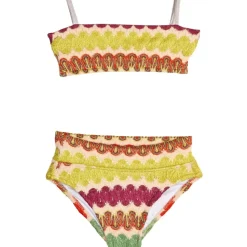 ZIG ZAG CROCHET BANDEAU BIKINI