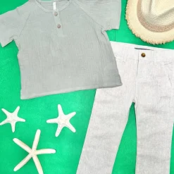 ZIGGY LAUREN BUTTON TOP
